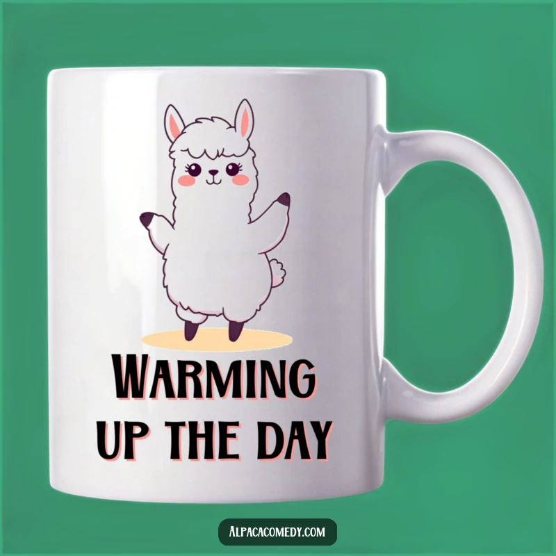 Funny Kawaii Alpaca Dance Mug - Joyful & Humorous Gift
