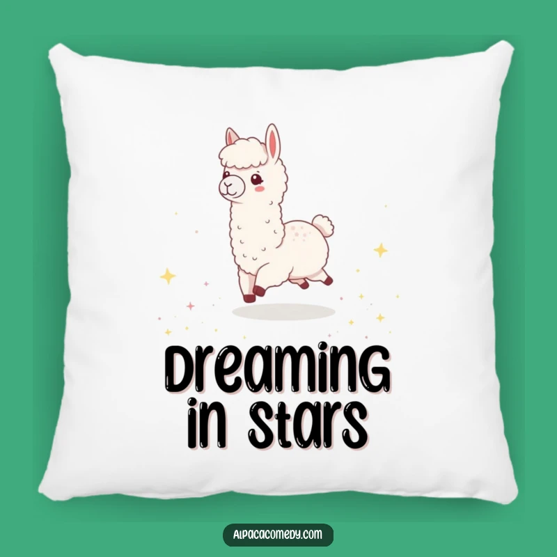 Funny Kawaii Alpaca Star Pillow - Dreamy Comfort!