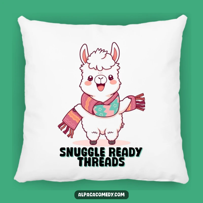 Funny Kawaii Alpaca Pillow - Comfort and Style with Pride!