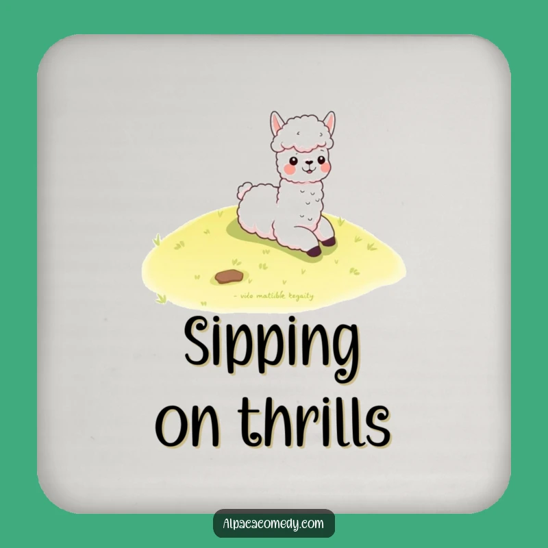 Funny Kawaii Alpaca Hill Slide Coaster - Protect Surfaces with Fun