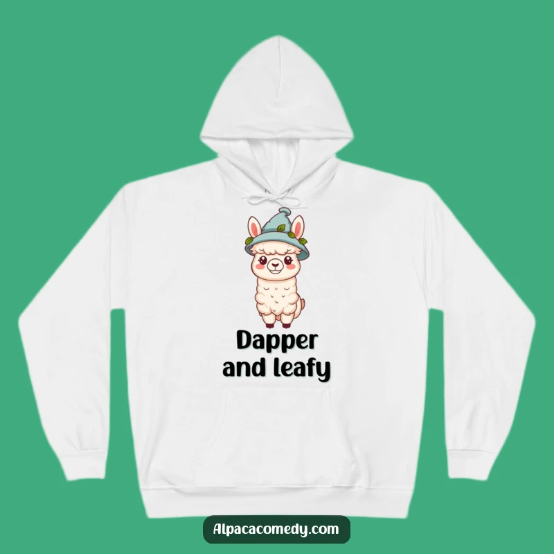 Cozy Funny Kawaii Alpaca Hat Hoodie - Warm & Nature-Inspired Humor