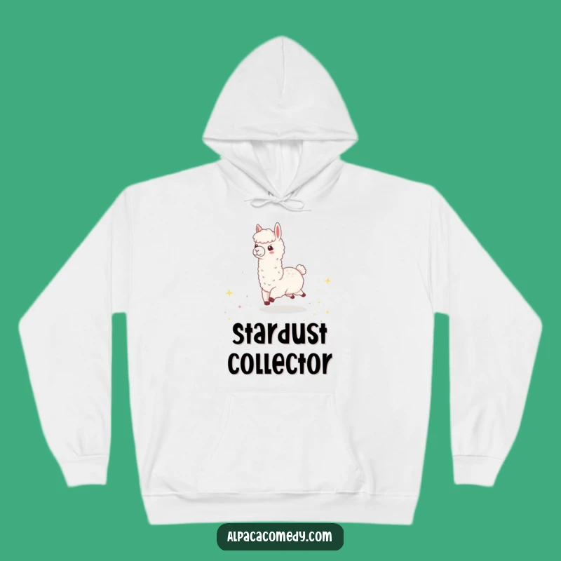 Cozy Funny Kawaii Alpaca Star Hoodie - Dream Weaver!