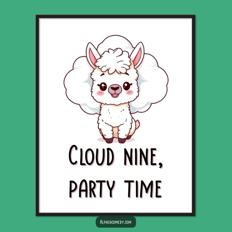 Free Printable Wall Art: Mischievous Alpaca Art, Funny Downloadable Decor