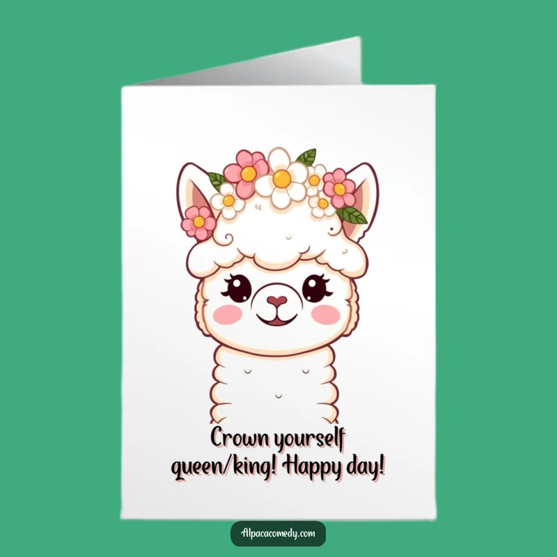 Wish them a blooming happy birthday with this free printable card! Print at home for a sweet and charming message.
