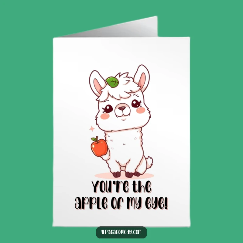 Free Printable Birthday Card: Kind Alpaca Gift, Funny Downloadable Card
