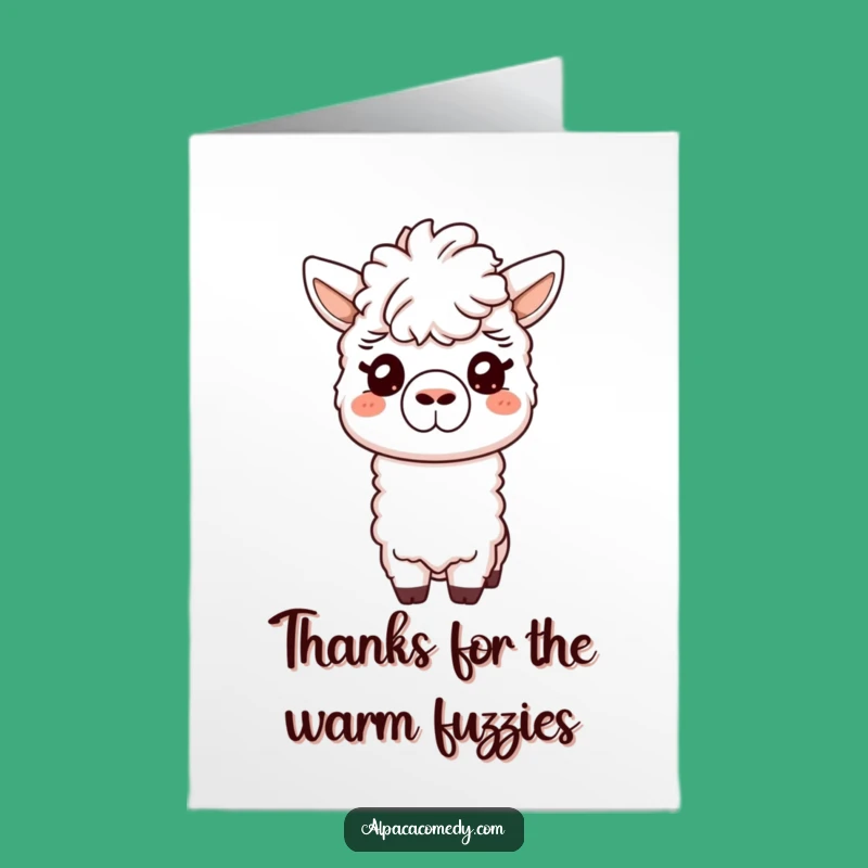 Free Printable Thank You Alpaca Card: A Gentle Nuzzle of Gratitude!