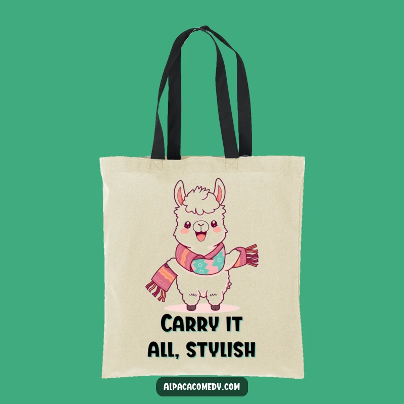 Funny Kawaii Alpaca Tote Bag - Carry Your Style with Pride!